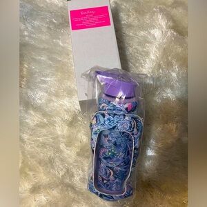 NWT NIB Lilly Pulitzer Phone Case Water Bottle Neoprene Namastay In The Jungle